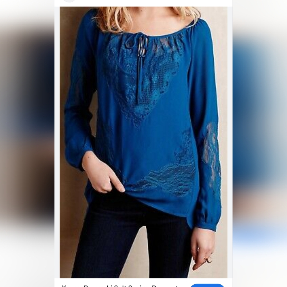 ✨Clearance✨ Yoana Baraschi Salt Spring Peasant Top Blouse